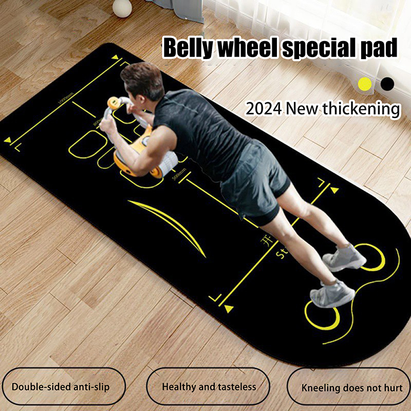 Pilates Yoga Mat Thickness - Mata do jogi antypoślizgowa, amortyzująca wstrząsy,