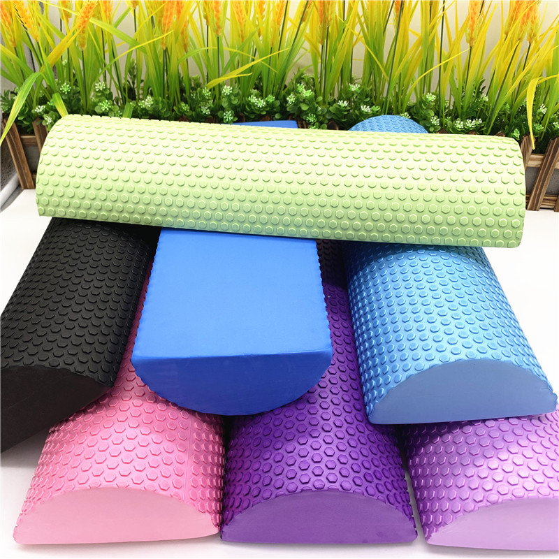 Pilates Yoga Equipment - 30/45cm Półokrągły wałek piankowy do masażu