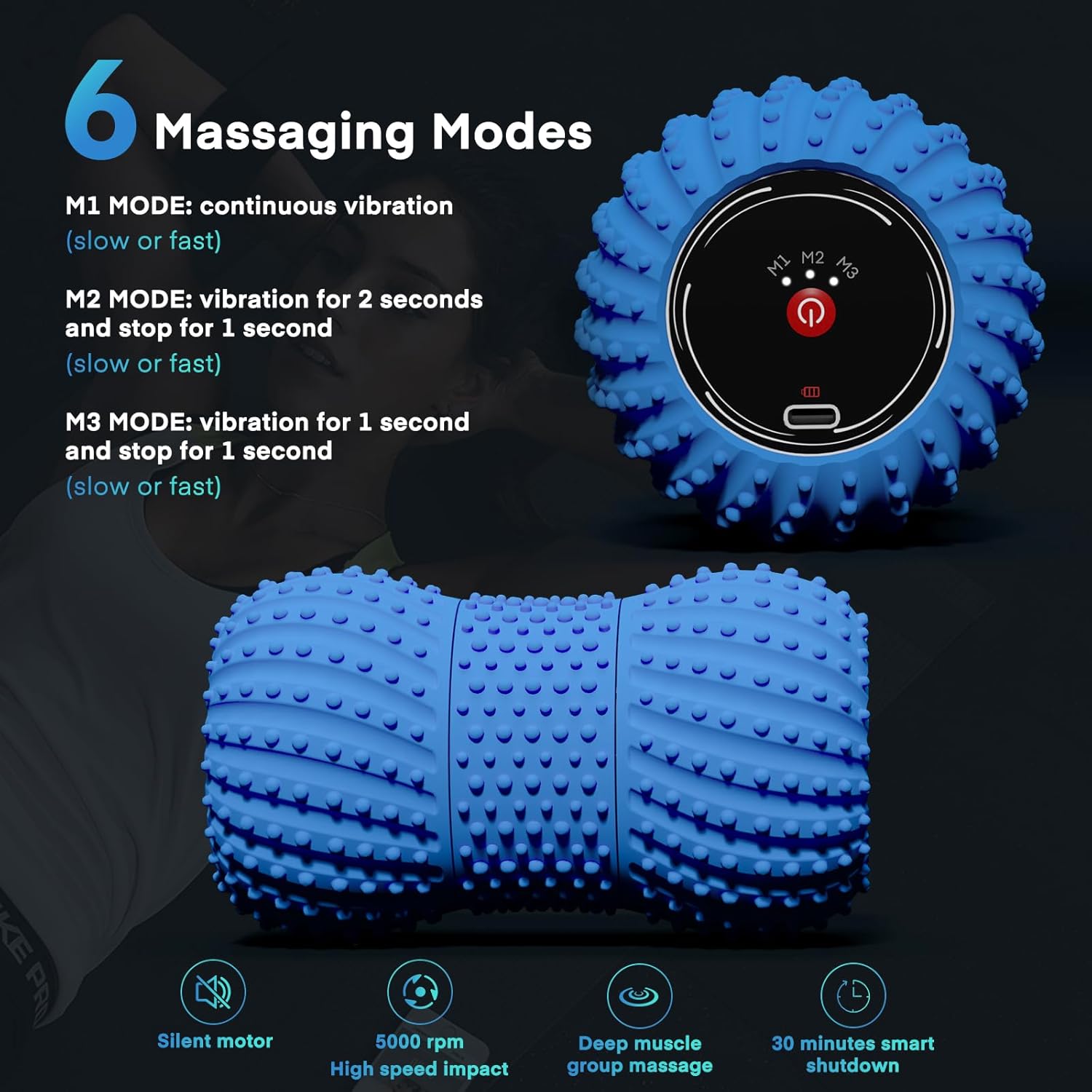 Wibrująca piłka do masażu w ks – Pilates Yoga Ball recenzja i cena