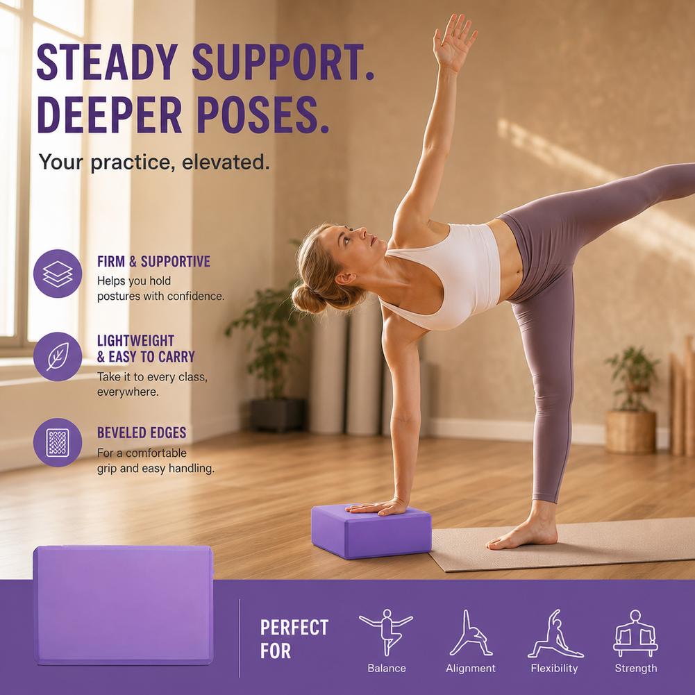 Klocki do jogi, bloki do ćwicz – Pilates Yoga Block Exercises recenzja i cena