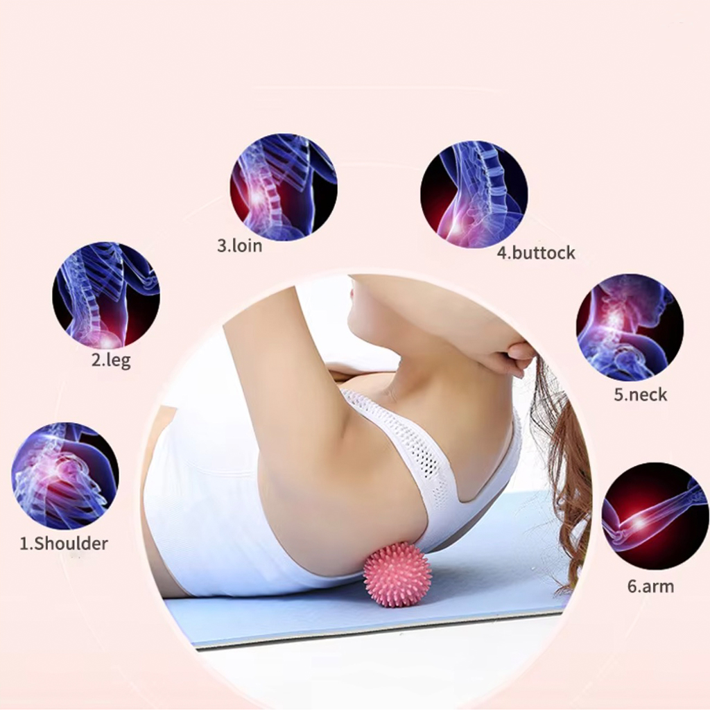 6CM Kolczasta Piłka do Masażu, – Pilates Yoga Ball recenzja i cena