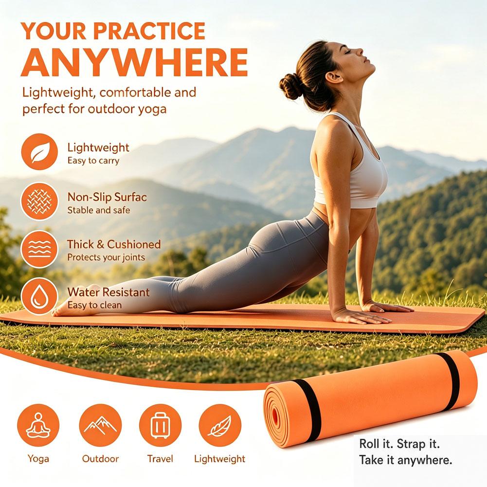 1/2 szt. Gruba Mata do Jogi An – Pilates Yoga Mat Thickness recenzja i cena