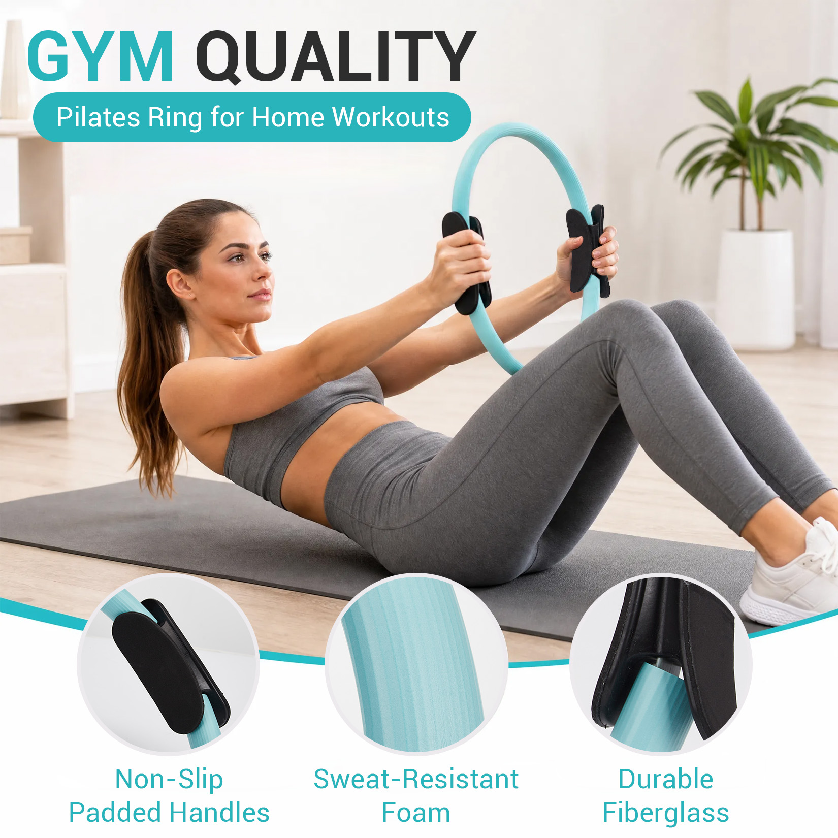 Zestaw do ćwiczeń pilatesu, pi – Pilates Ring Magic recenzja i cena