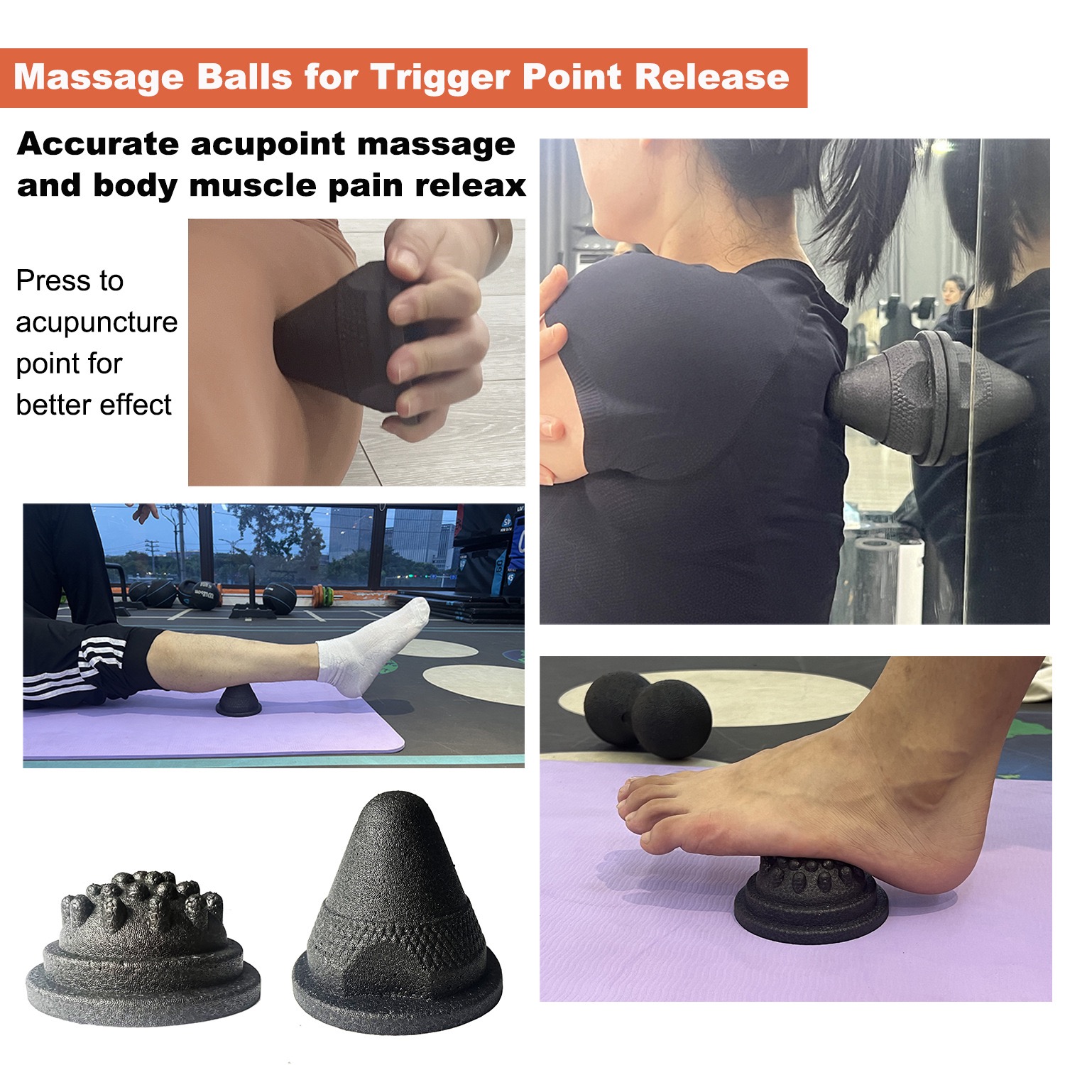 Zestaw do masażu powięzi 5 w 1 – Pilates Yoga Ball recenzja i cena